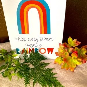 A rainbow holds a very significant promise!